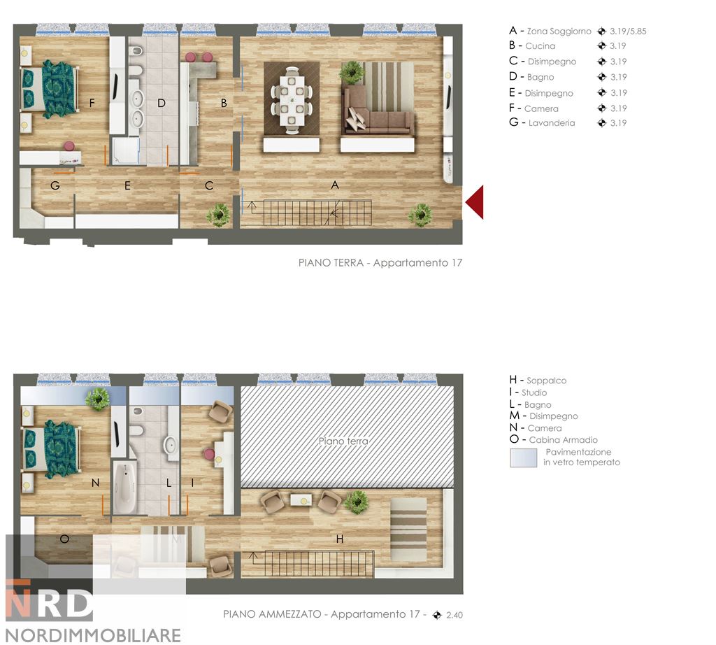Immagine 10 di Appartamento in vendita  a Mantova