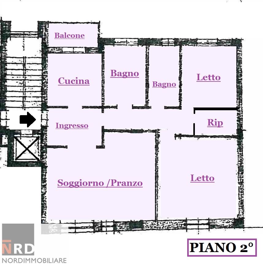 Immagine 10 di Appartamento in vendita  a Mantova