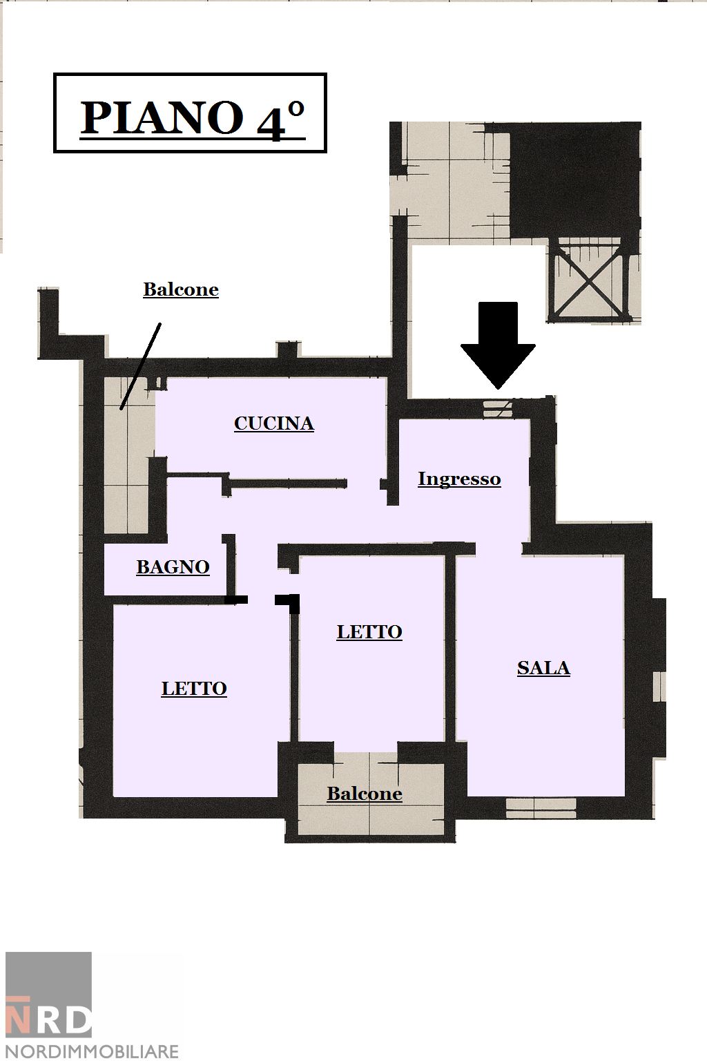 Immagine 8 di Appartamento in vendita  a Mantova