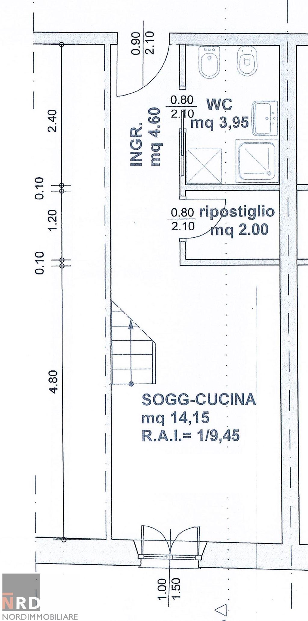 Immagine 6 di Appartamento in vendita  in via Corridoni a Mantova