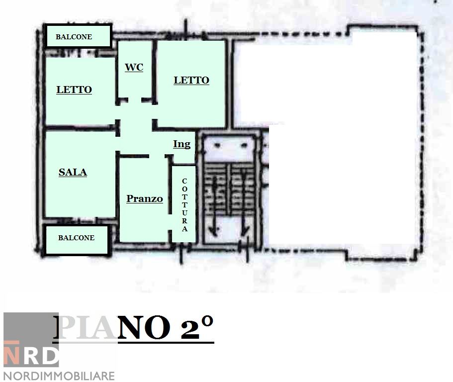 Immagine 3 di Appartamento in vendita  in Gramsci a San Giorgio Di Mantova