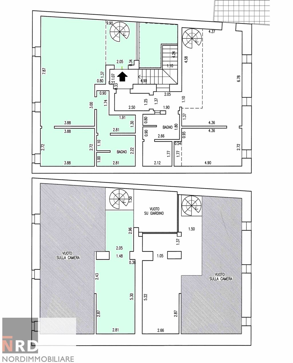 Immagine 10 di Appartamento in vendita  in via Chiassi 18 a Mantova