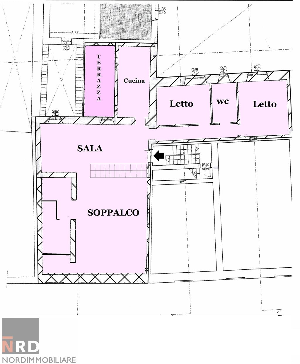 Immagine 10 di Appartamento in vendita  in Chiassi a Mantova