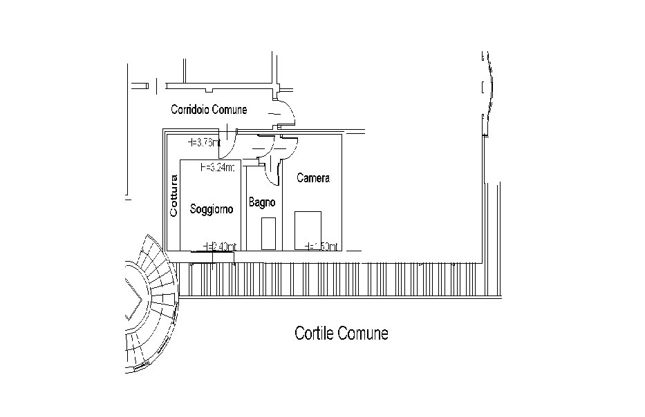 Immagine 3 di Appartamento in vendita  in via villoresi 26 a Vittuone