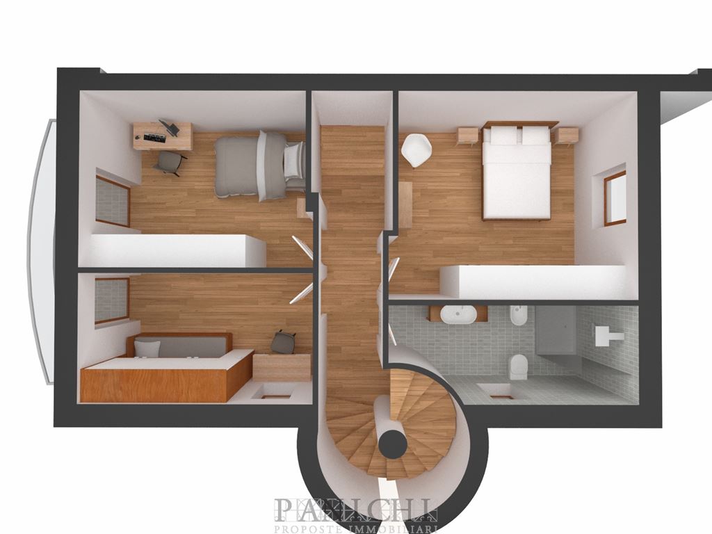 Immagine 12 di Villetta a schiera in vendita  in Via A.C.Tolomei a Asciano