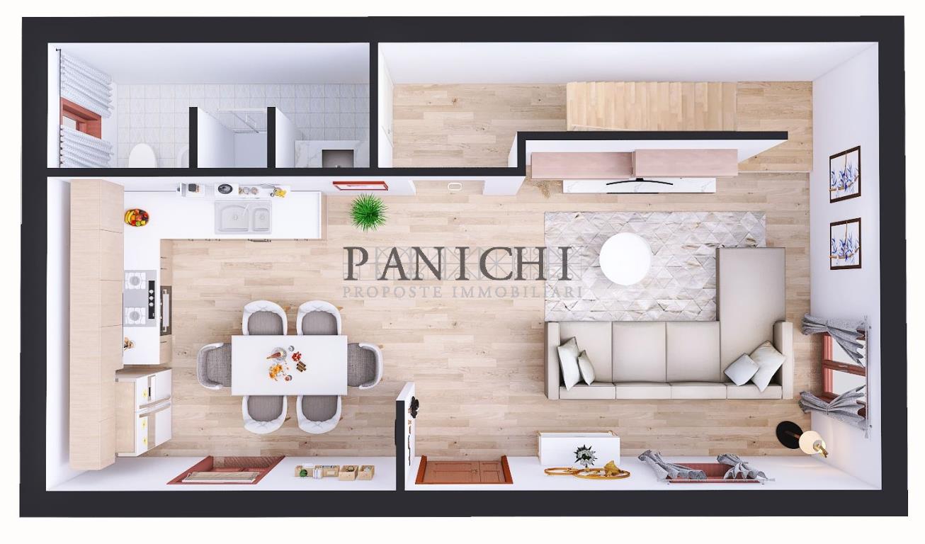 Immagine 4 di Villetta a schiera in vendita  in Via Montale a Rapolano Terme