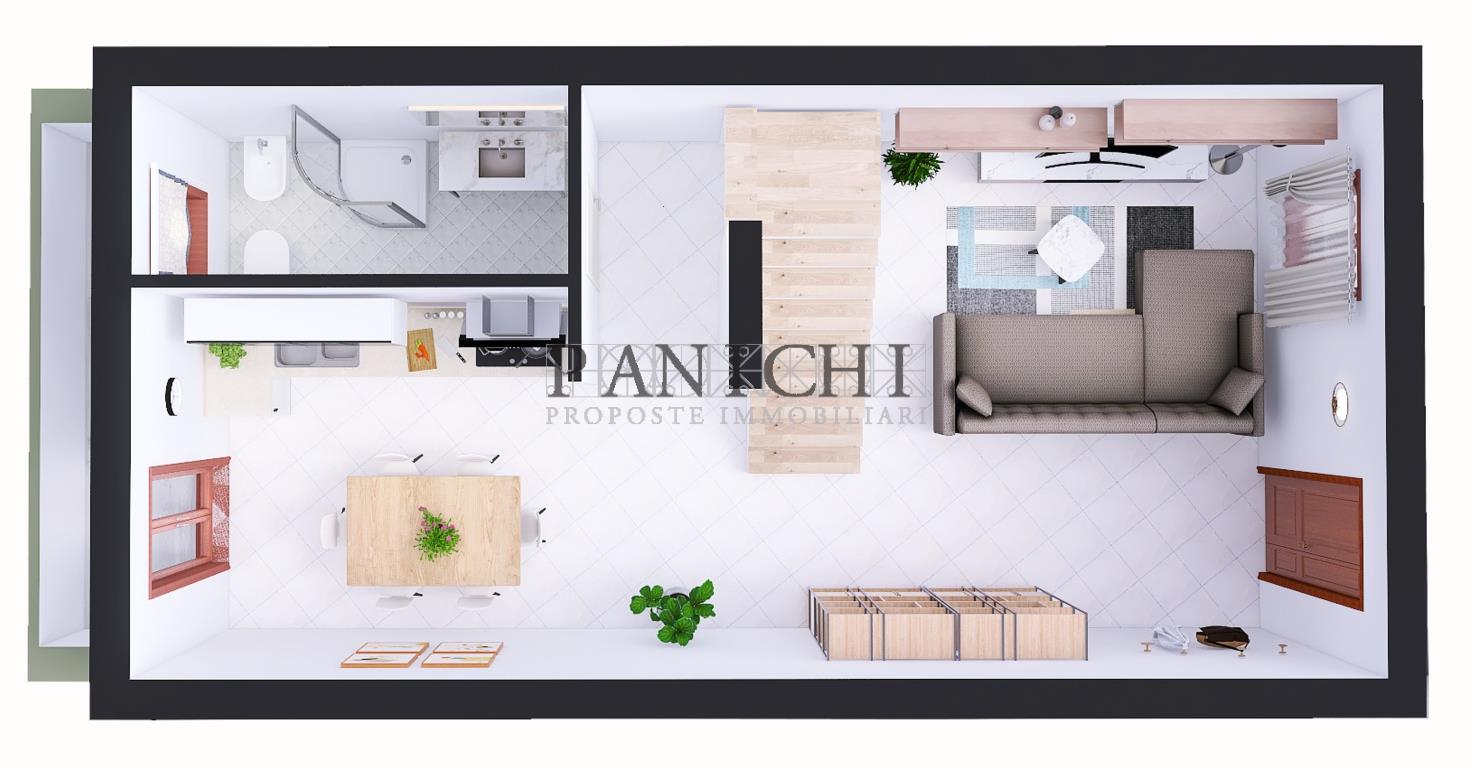 Immagine 5 di Villetta a schiera in vendita  in Via Montale a Rapolano Terme