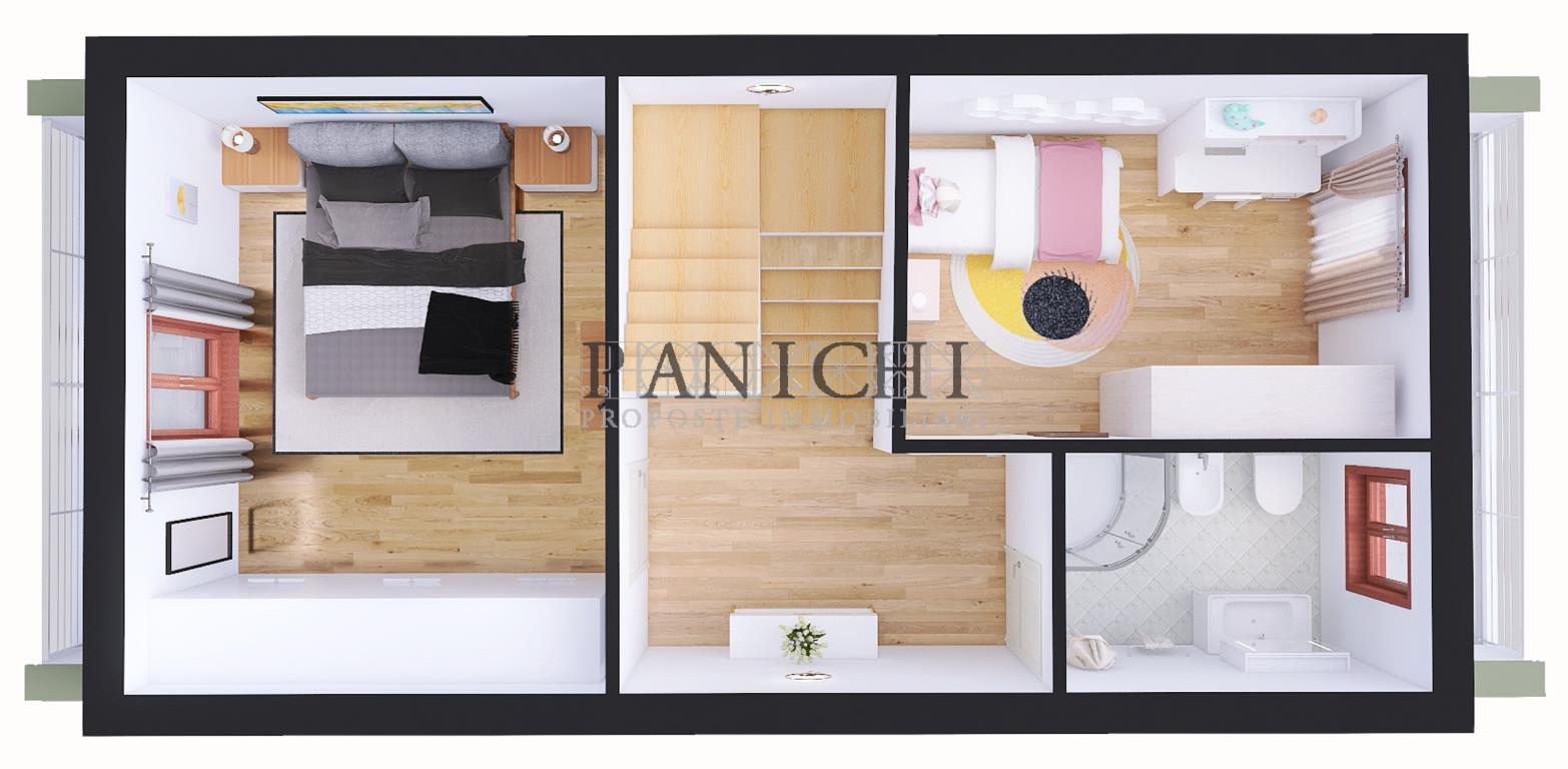 Immagine 6 di Villetta a schiera in vendita  in Via Montale a Rapolano Terme