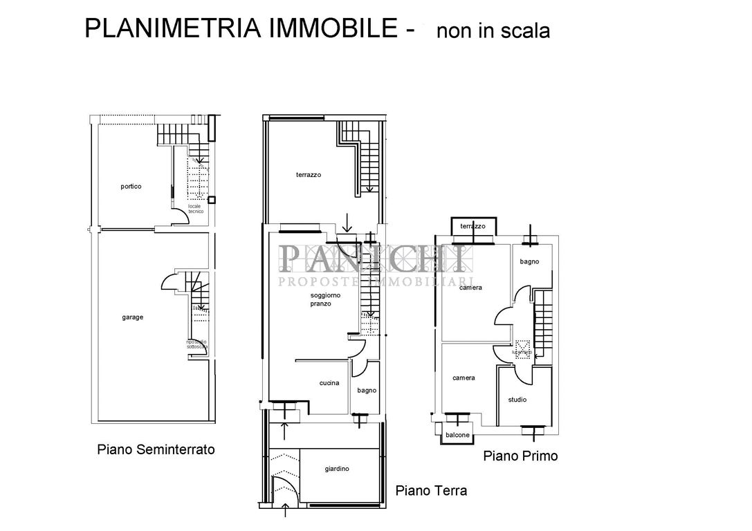 Immagine 10 di Villetta a schiera in vendita  a Asciano