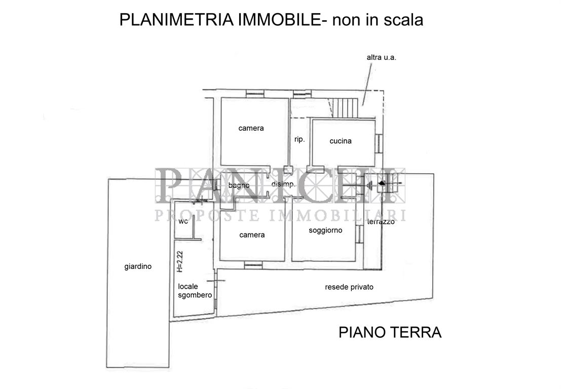 Immagine 6 di Appartamento in vendita  a Asciano
