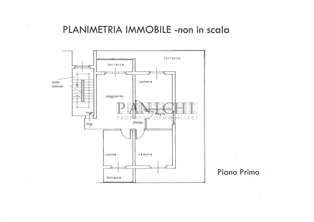 Immagine 2 di Appartamento in vendita  a Monteroni D'arbia