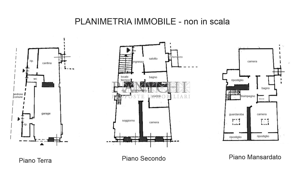 Immagine 10 di Attico in vendita  a Asciano