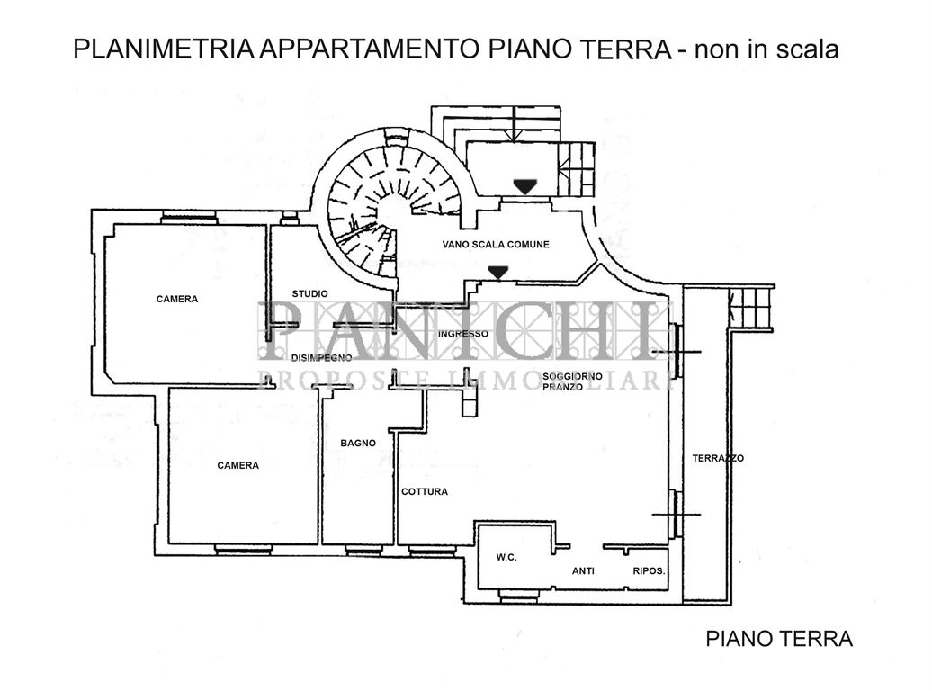 Immagine 10 di Casa bifamiliare in vendita  a Asciano