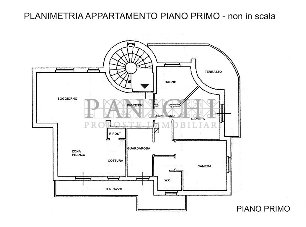 Immagine 11 di Casa bifamiliare in vendita  a Asciano