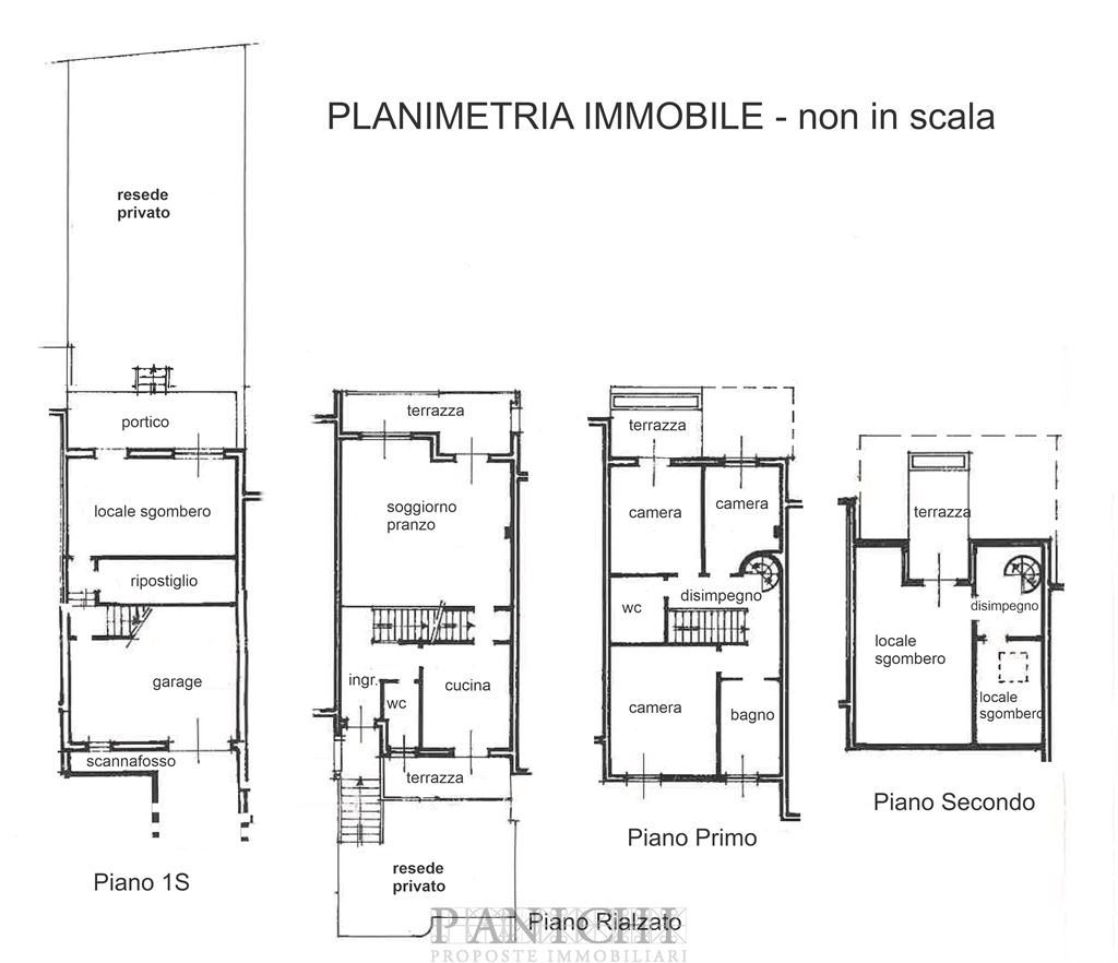 Immagine 10 di Villetta a schiera in vendita  a Rapolano Terme