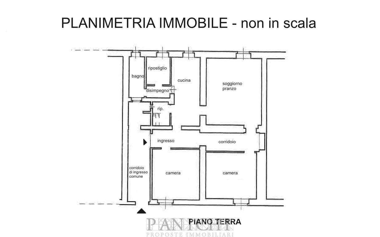 Immagine 10 di Appartamento in vendita  a Asciano
