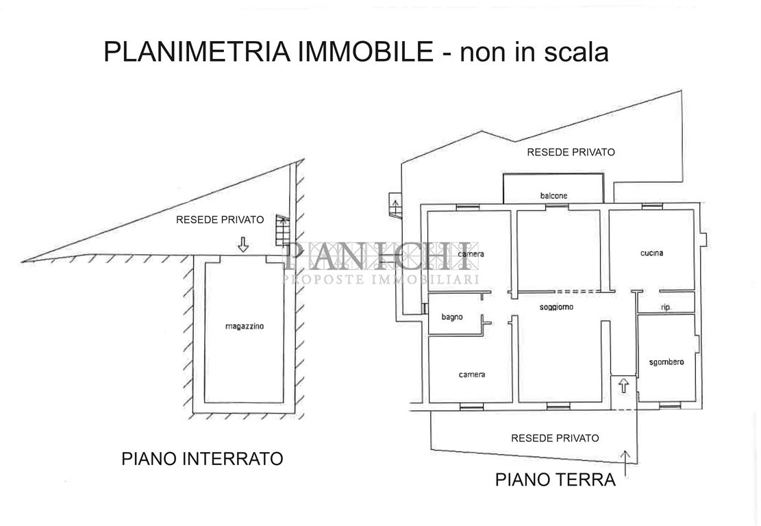 Immagine 10 di Casa semindipendente in vendita  a Asciano