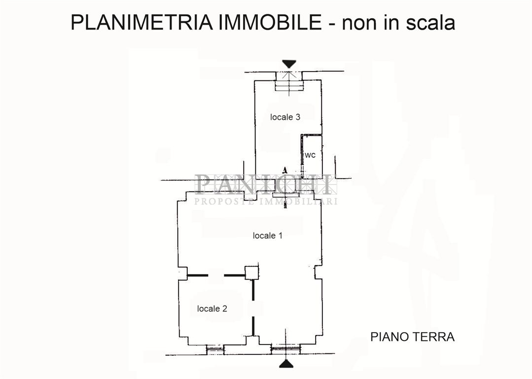 Immagine 2 di Locale commerciale in vendita  a Asciano