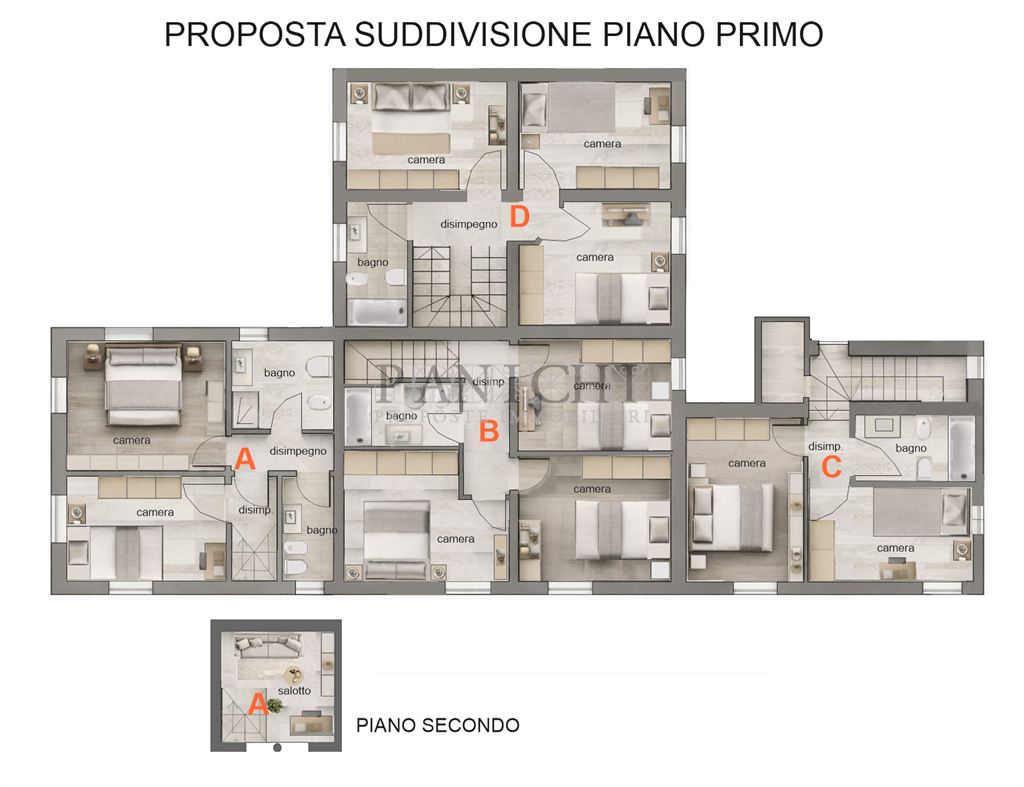 Immagine 6 di Rustico / casale in vendita  in Via Grandi a Asciano
