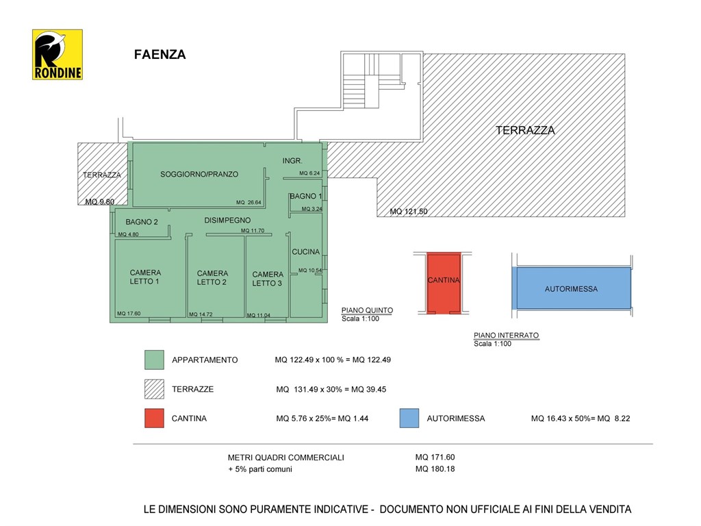 Immagine 10 di Appartamento in vendita  a Faenza