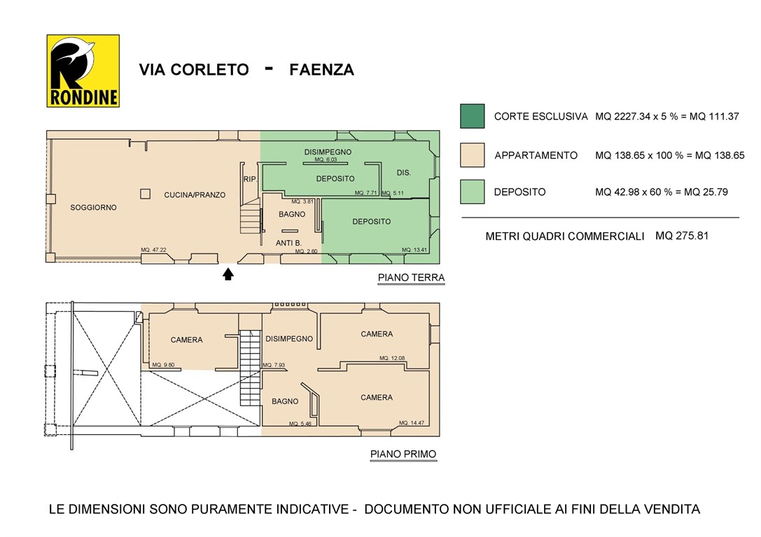 Immagine 11 di Villa in vendita  a Faenza