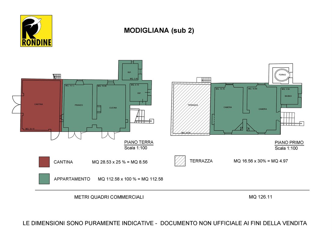 Immagine 11 di Casa indipendente in vendita  a Modigliana