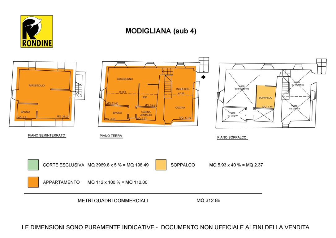 Immagine 12 di Casa indipendente in vendita  a Modigliana