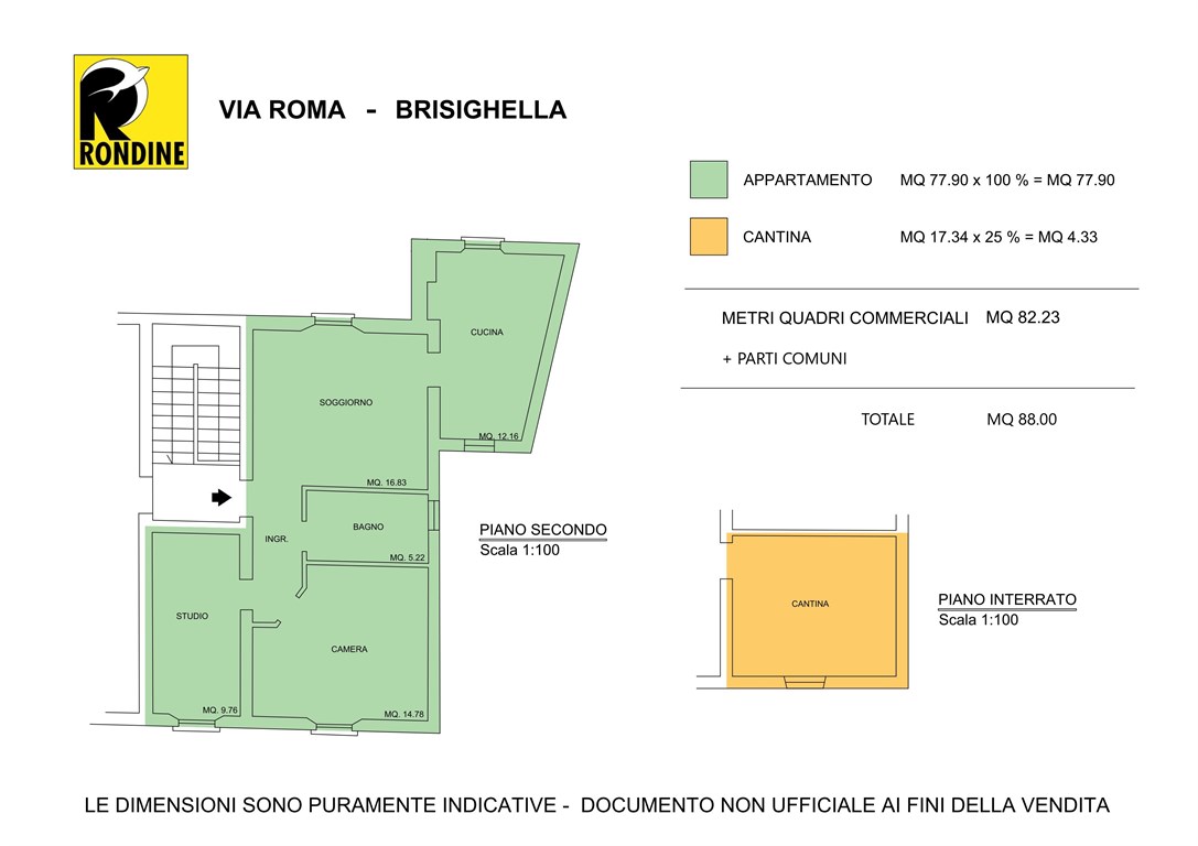 Immagine 4 di Appartamento in vendita  a Brisighella