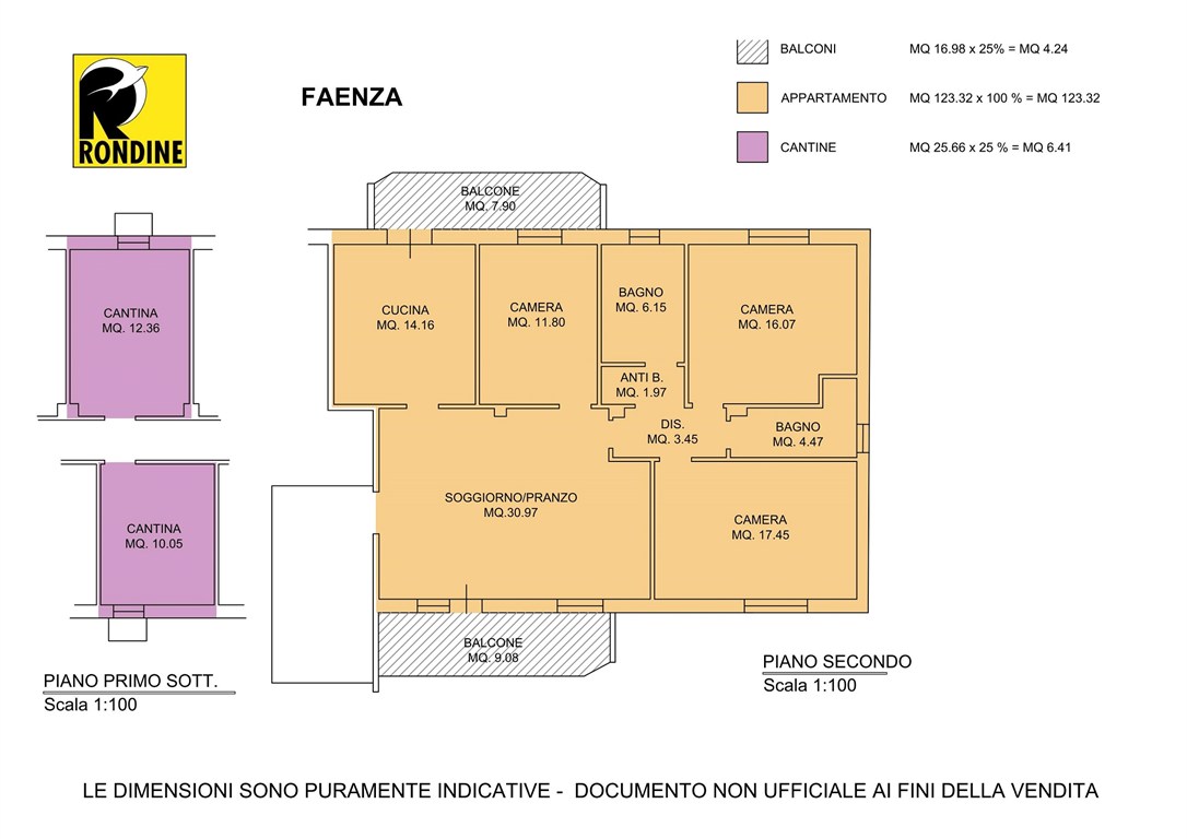 Immagine 10 di Appartamento in vendita  a Faenza