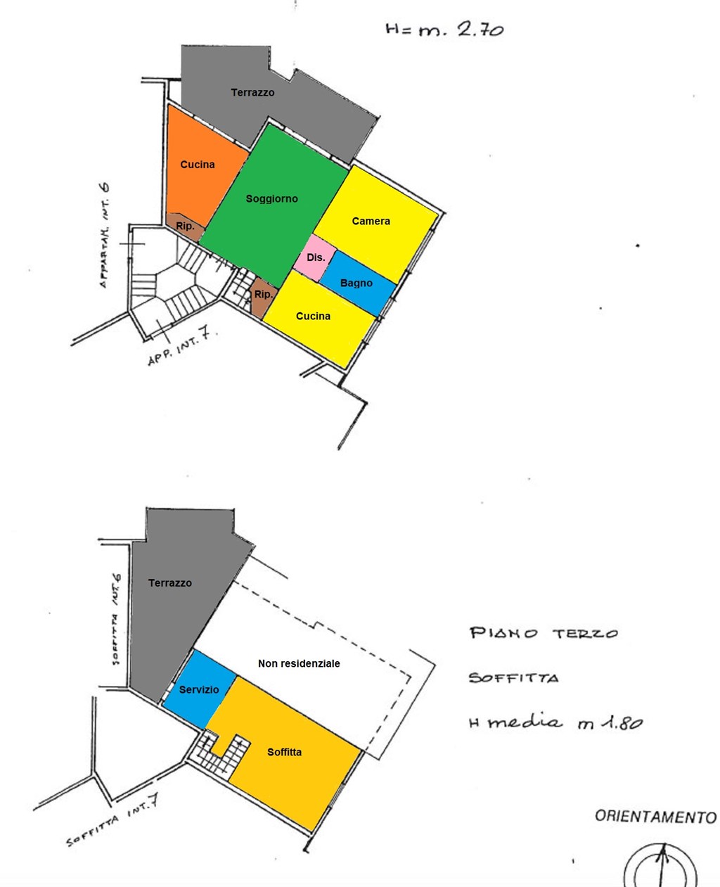 Immagine 10 di Attico in vendita  in Via Valerico Laccetti a Roma