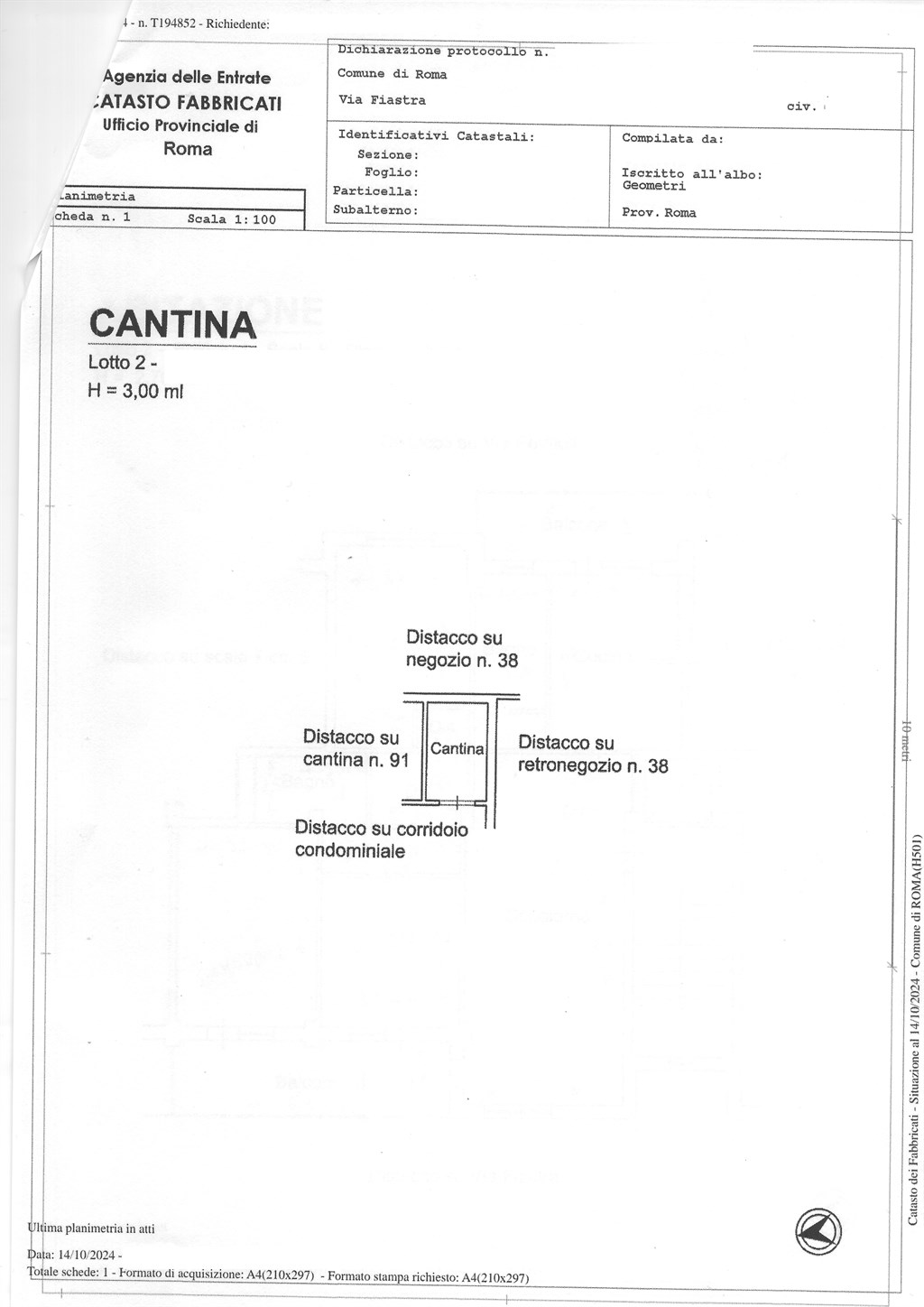Immagine 11 di Appartamento in vendita  in Via Fiastra a Roma