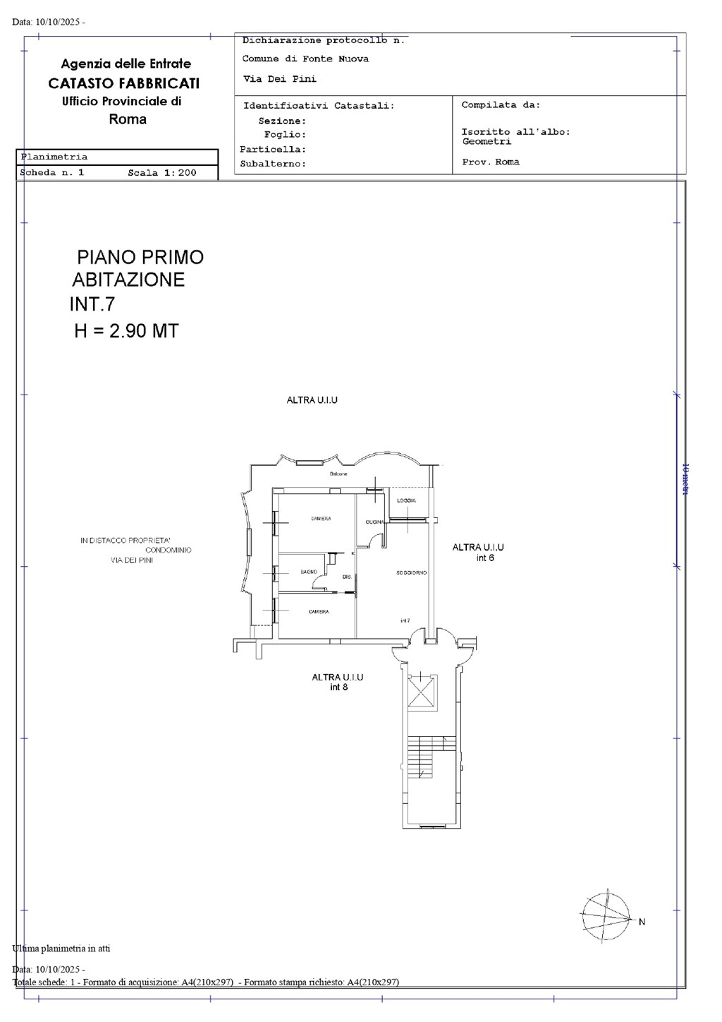 Immagine 10 di Appartamento in vendita  in Via dei Pini a Fonte Nuova