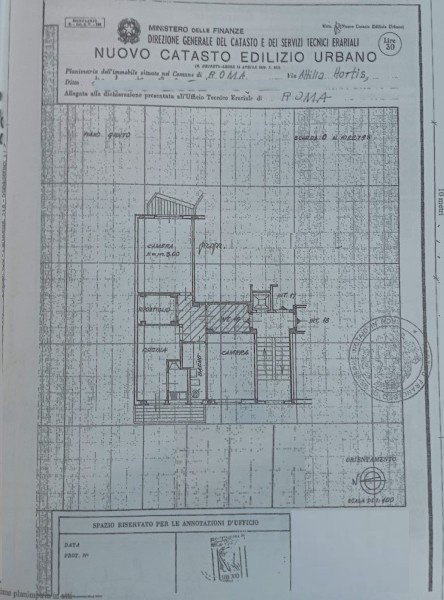 Immagine 10 di Appartamento in vendita  in Via Attilio Hortis a Roma