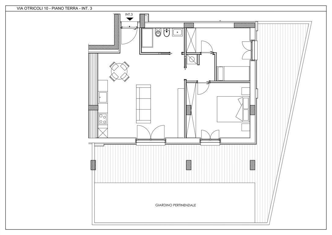 Immagine 11 di Appartamento in vendita  in Via Otricoli a Roma