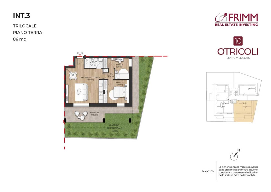 Immagine 10 di Appartamento in vendita  in Via Otricoli a Roma