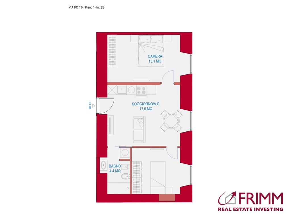 Immagine 12 di Appartamento in vendita  in Via Po a Roma