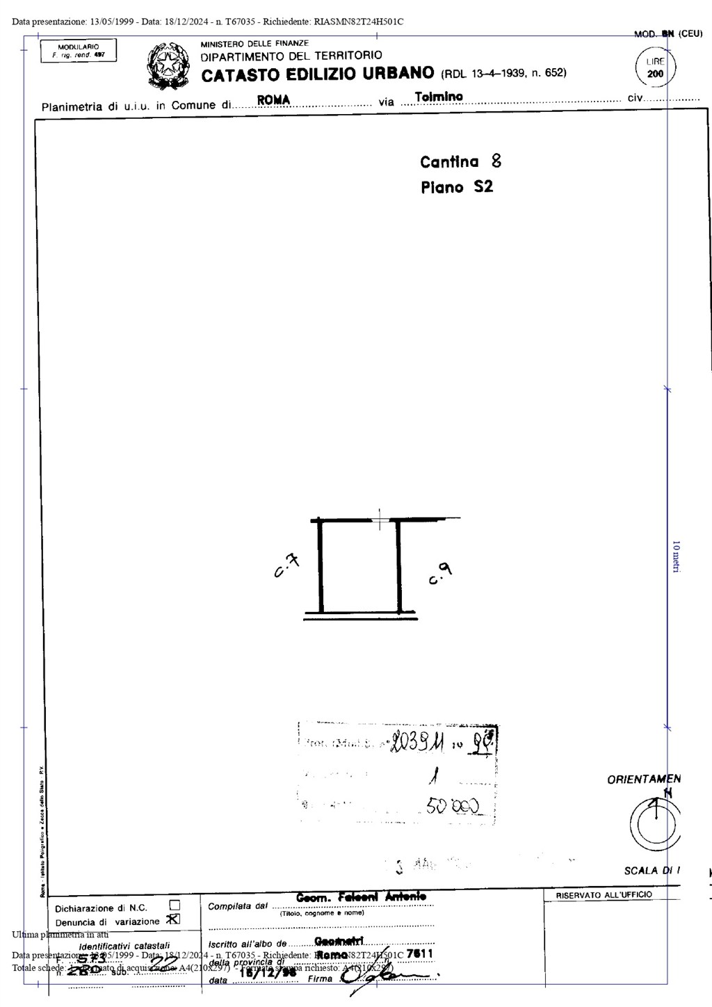 Immagine 11 di Appartamento in vendita  in Via Tolmino a Roma