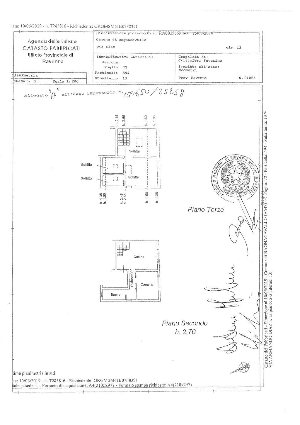 Immagine 10 di Appartamento in vendita  a Bagnacavallo
