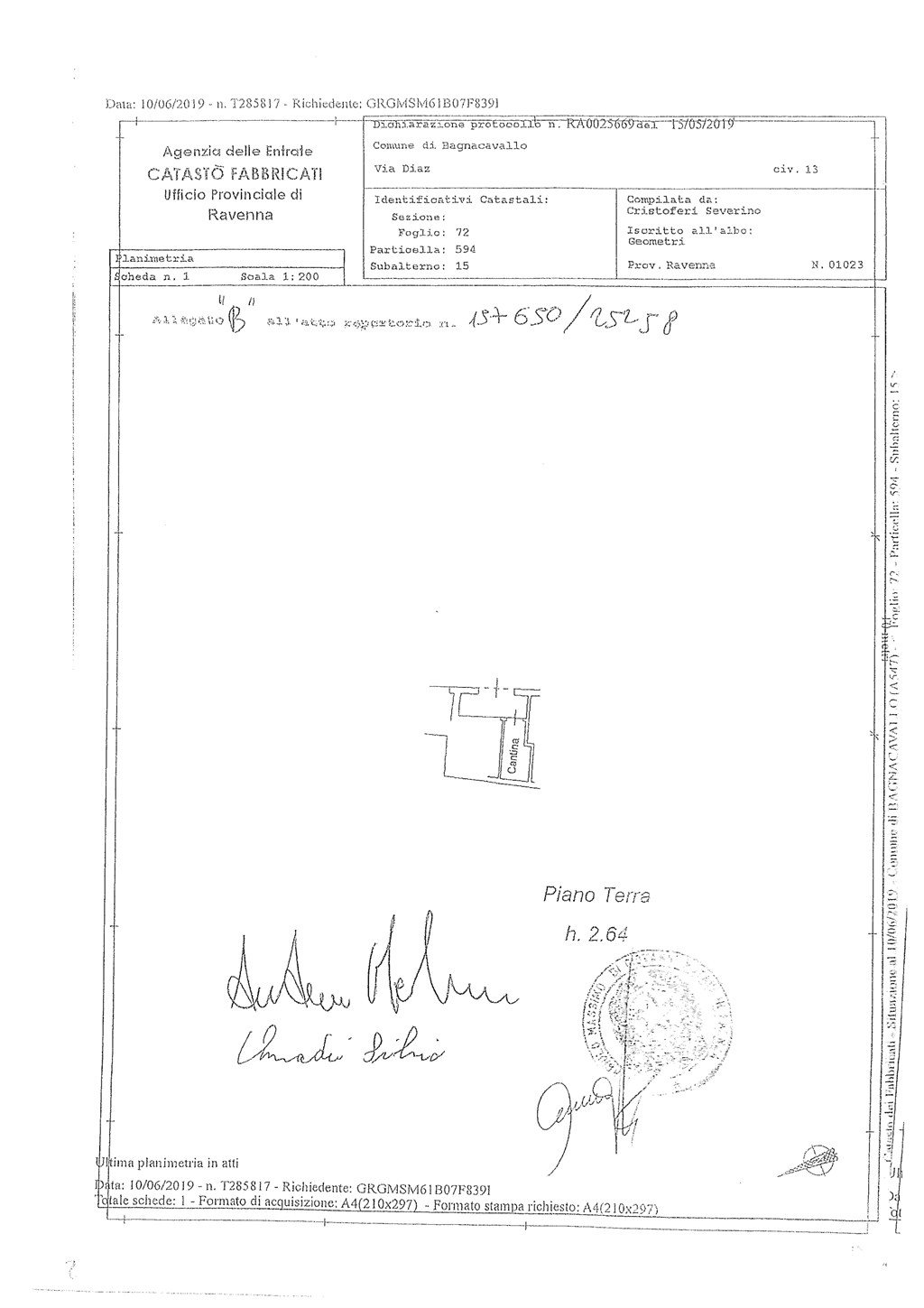 Immagine 12 di Appartamento in vendita  a Bagnacavallo