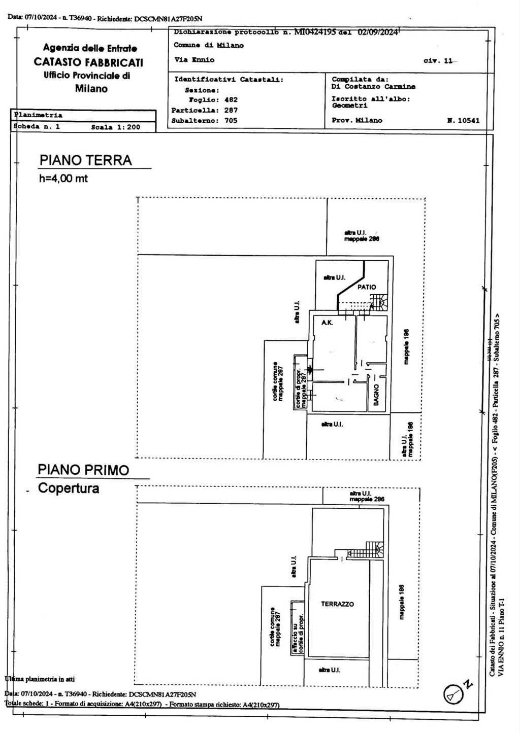 Immagine 6 di Appartamento in vendita  in Viale Umbria a Milano