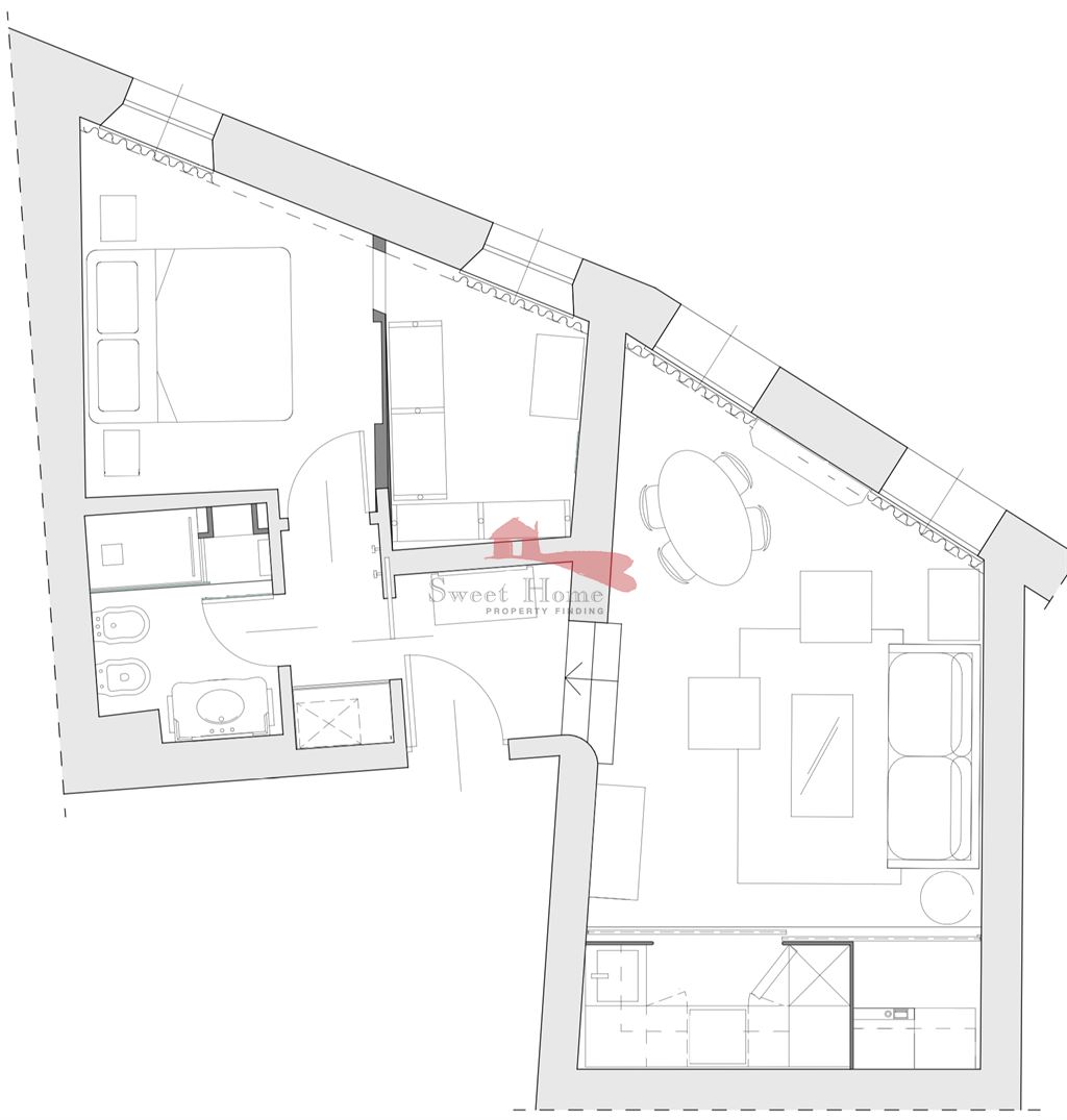 Immagine 10 di Appartamento in vendita  a Udine