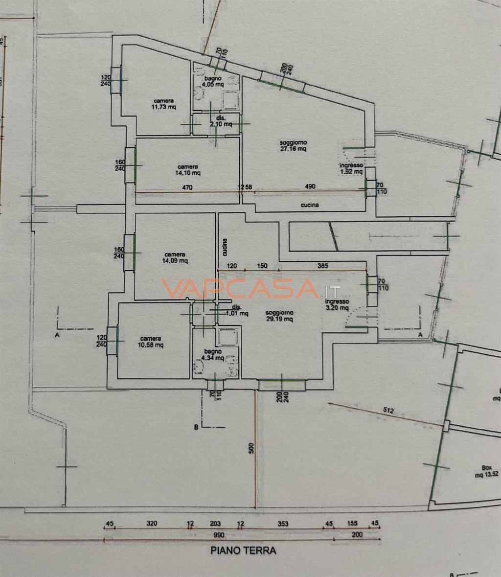 Immagine 10 di Appartamento in vendita  in VIA MAMELI SNC a Romano Di Lombardia