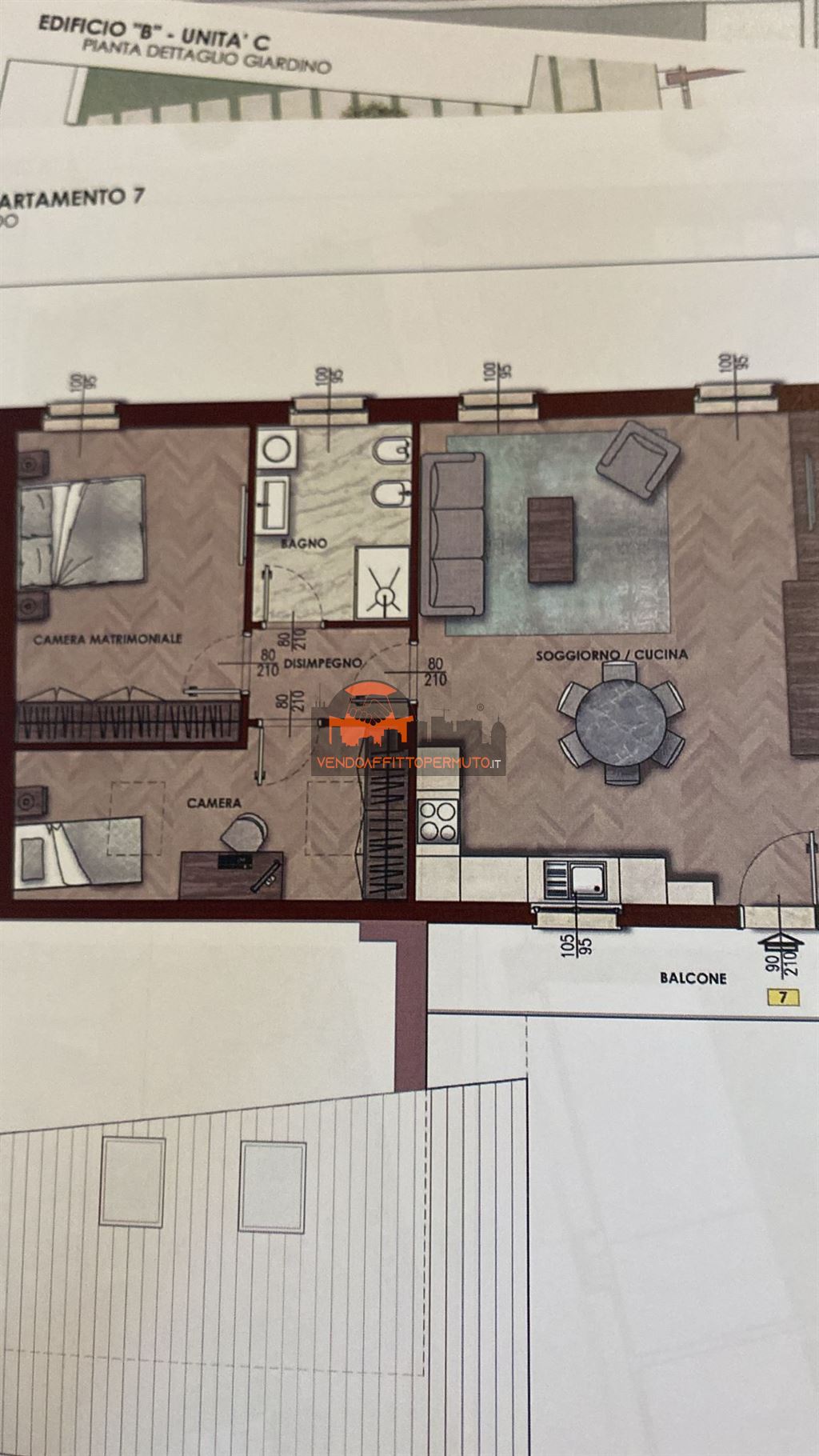 Immagine 10 di Appartamento in vendita  in VIA ARICI a Telgate