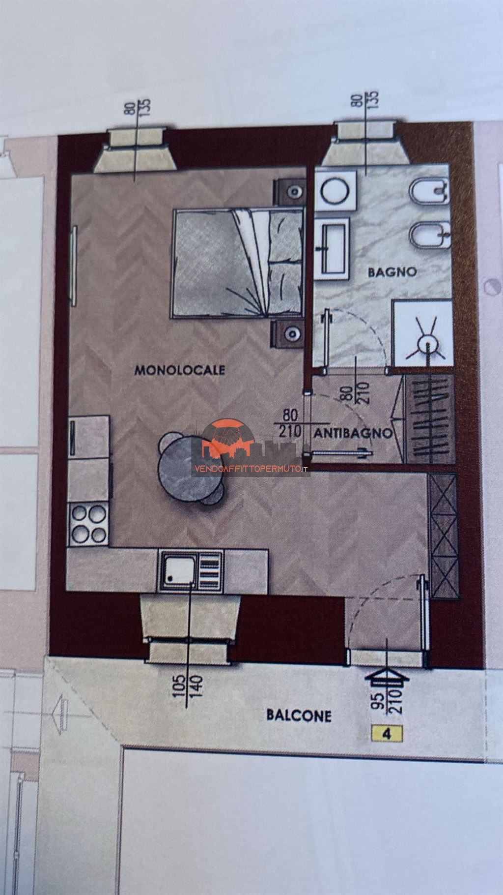 Immagine 10 di Appartamento in vendita  in VIA ARICI a Telgate