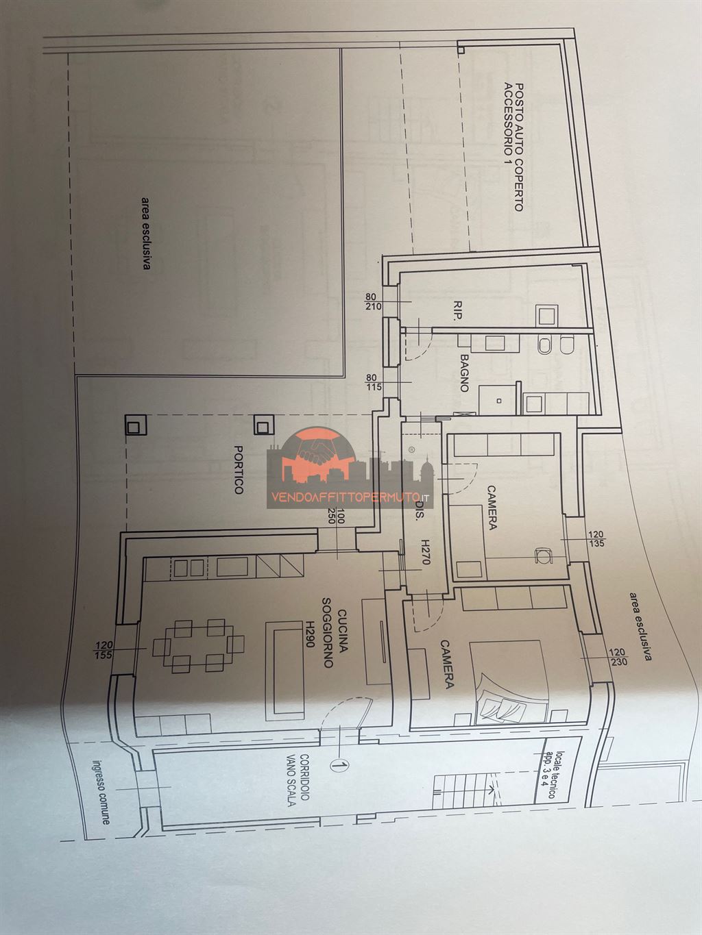 Immagine 10 di Appartamento in vendita  in VIA EUROPA a Bariano