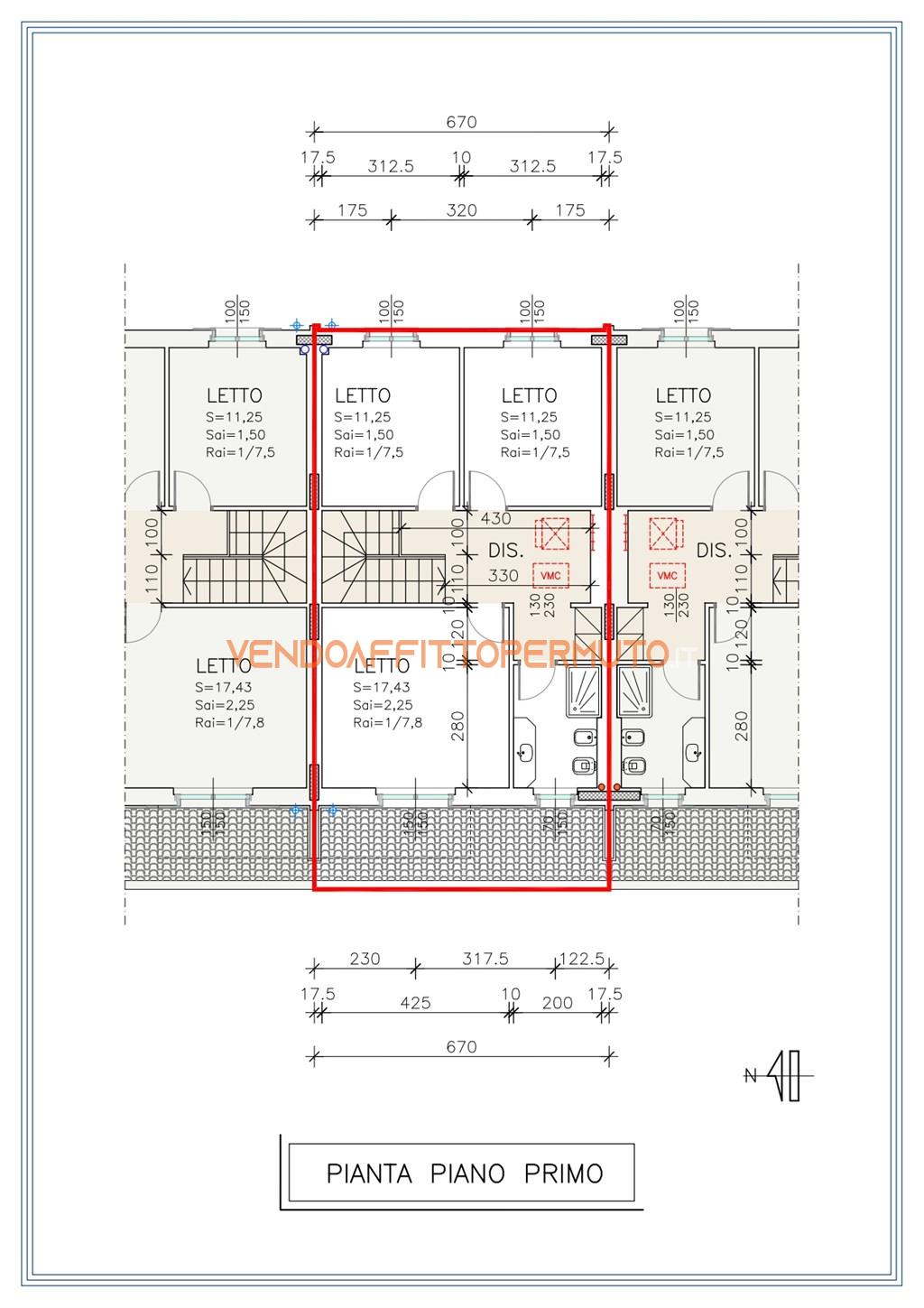 Immagine 12 di Villetta a schiera in vendita  in via della Vittoria 41 a Agnadello