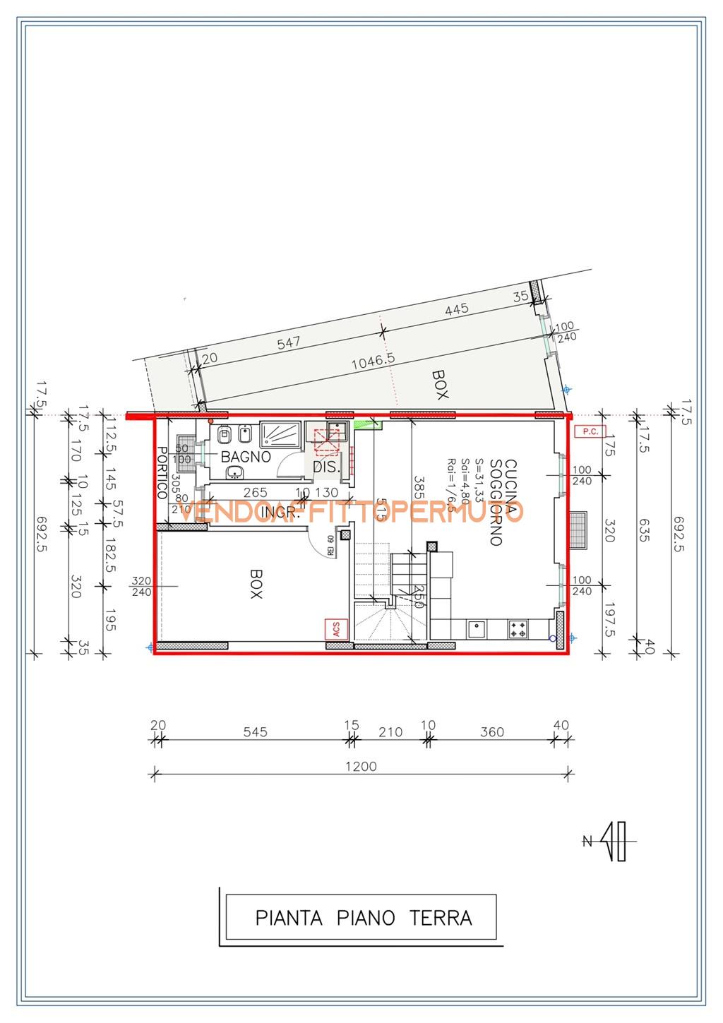 Immagine 9 di Villetta a schiera in vendita  in via della Vittoria 41 a Agnadello