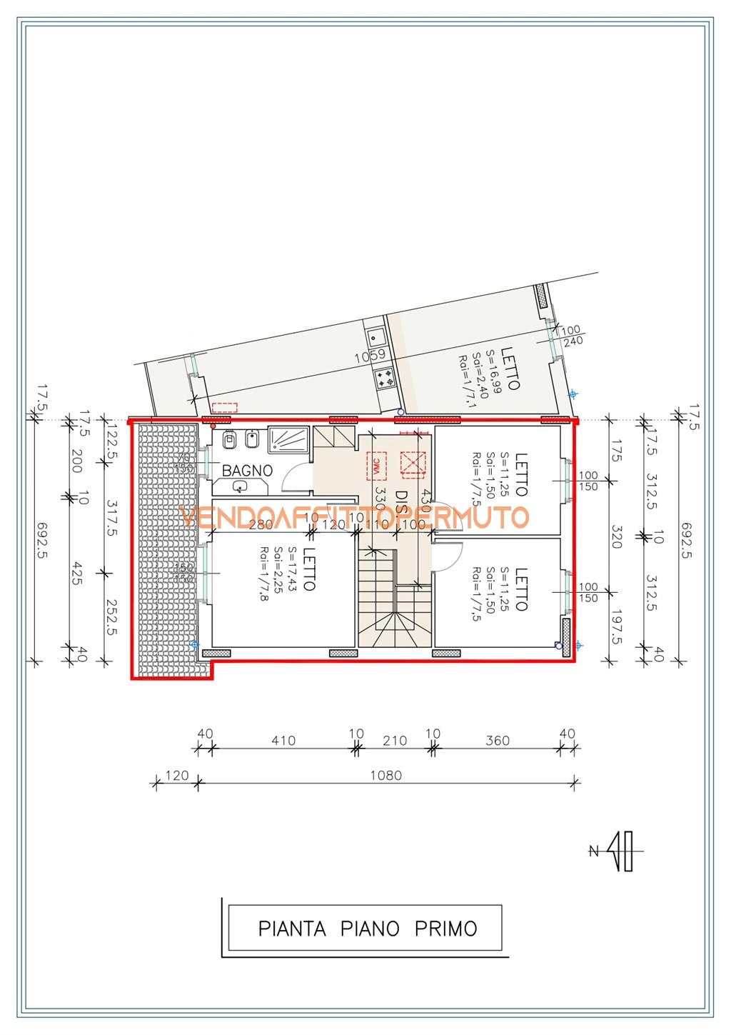 Immagine 10 di Villetta a schiera in vendita  in via della Vittoria 41 a Agnadello