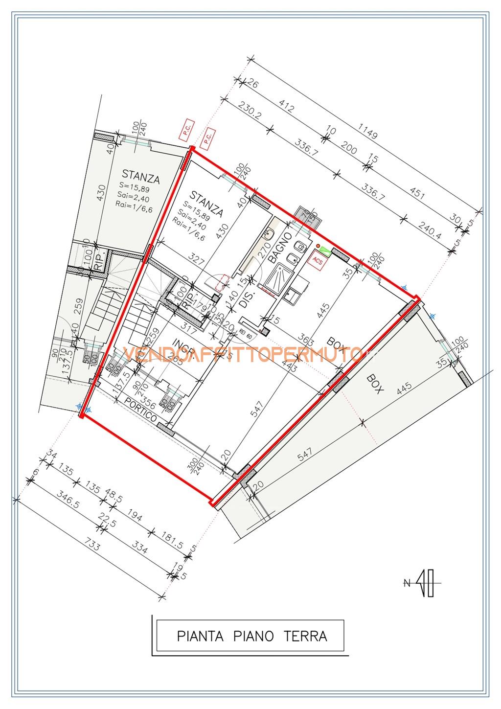 Immagine 11 di Villetta a schiera in vendita  in via della Vittoria 41 a Agnadello