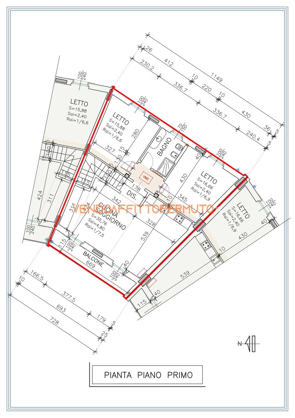 Immagine 12 di Villetta a schiera in vendita  in via della Vittoria 41 a Agnadello